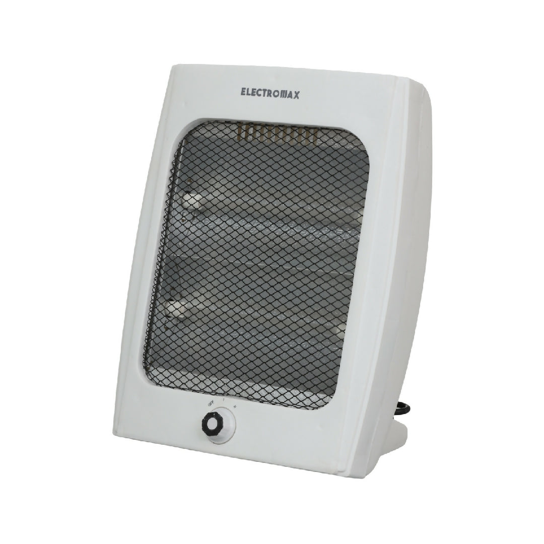 Electromax Quartz Heater – Compact and Portable with Dual Quartz Tubes and Tip-Over Safety (EMIH-1200)