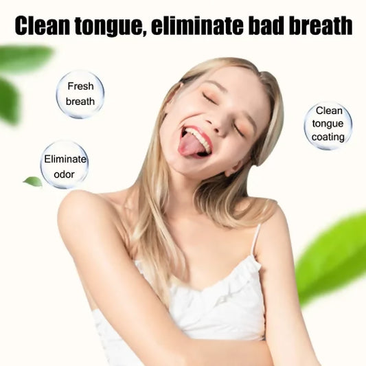 NEW Tongue Scraper Tongue Cleaner Brush Antibacterial Zaban Cleaner Toothbrush Mouth Dental Care Brush Bad Breath Oral Fresher Hygiene Tools Deep Clean For Oral Health Use After Toothbrush For Fresh Breath Random Color