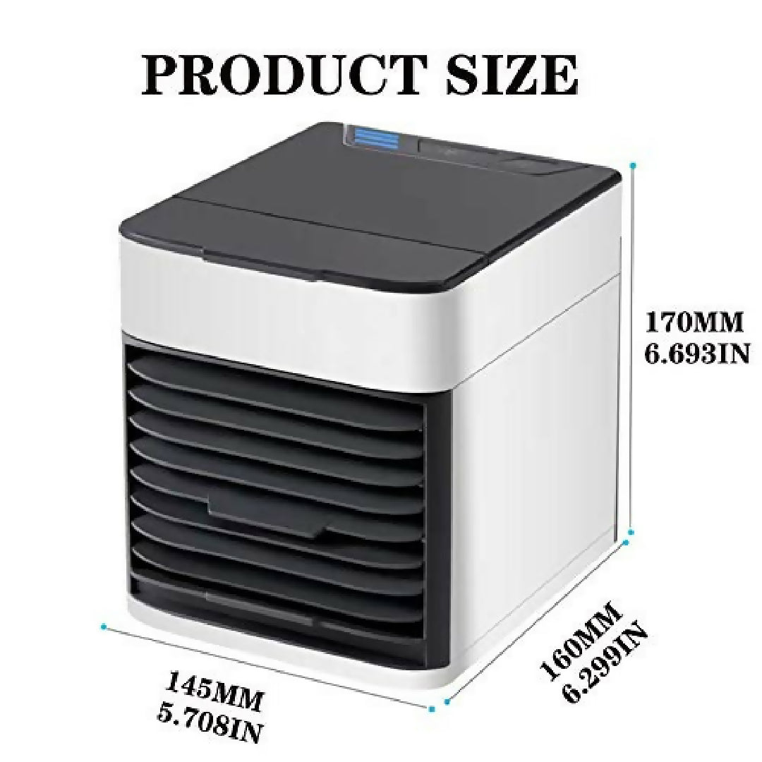 New mini refrigeration air conditioning fan household desktop small spray air cooler USB portable mobile cooling fan