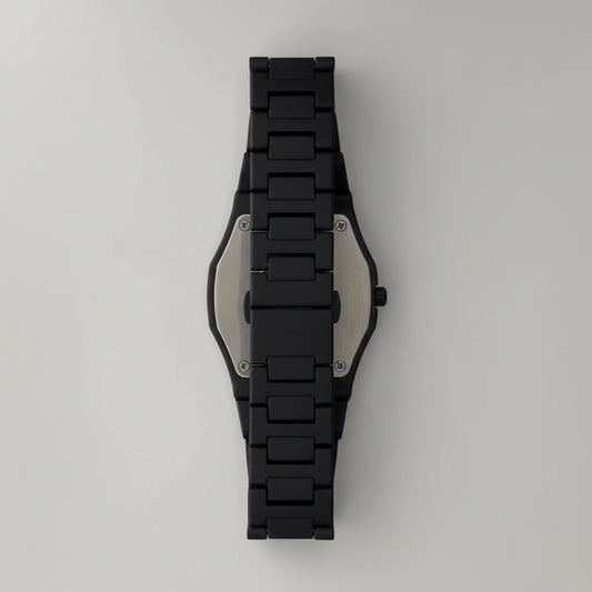 Full BLACK AURA Quartz Watch - Lightweight Design - Premium Quality - Finish - Best Quality Analog Watch For Boys - Watch For Men - Full Black Color Watch - Without Box