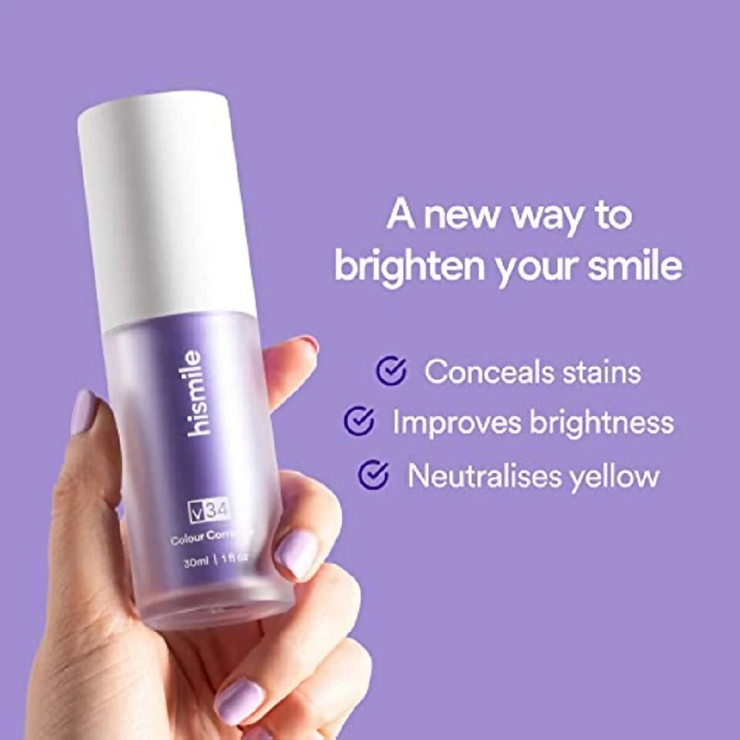 Teeth Brightening Hismiles V34 Colour Corrector Serum - 30ml - Hismiles V34 Colour Corrector Serum
