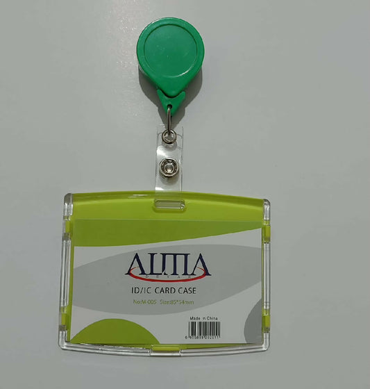 Retractable ID Card Holder