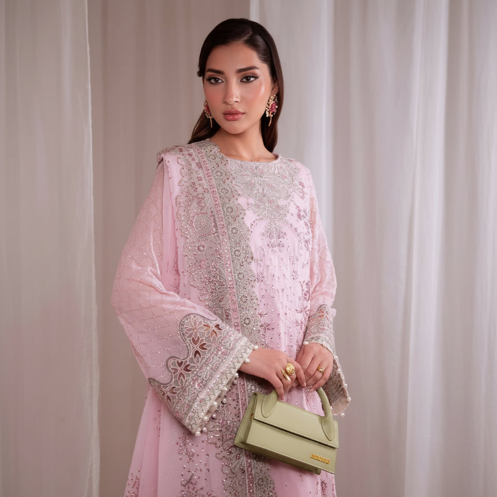 Omara Festive Collection Pink