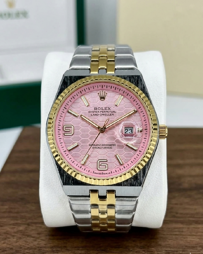 Rolex Two-Tone Hexa Dial Luxury Watch