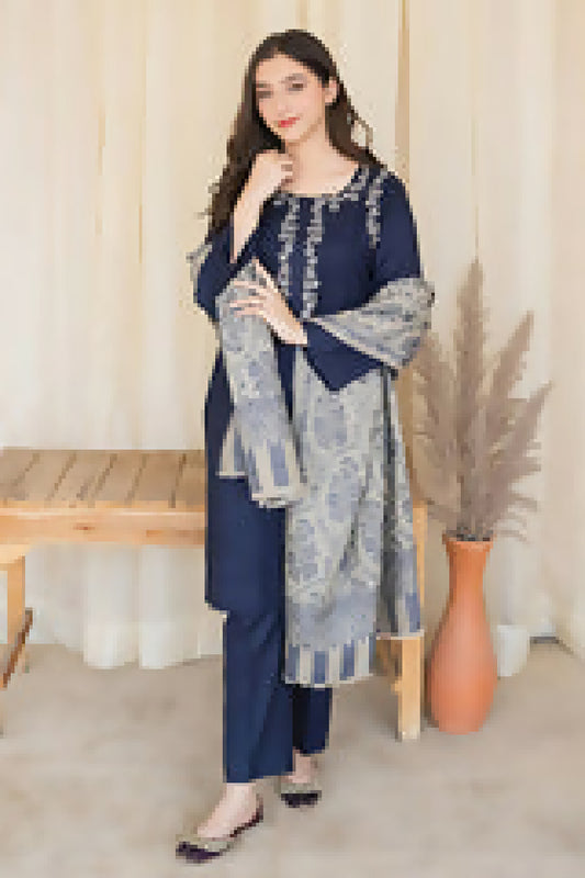 Most Hit Codes Fully Embroidered LAWN 3Pc With Nino karra Printed Dupatta SUMMER Collection