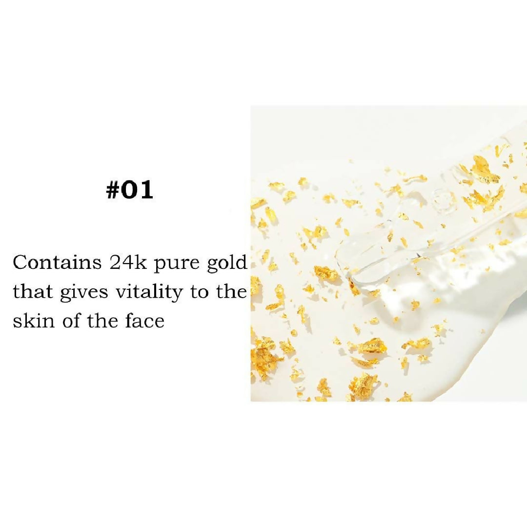 24K Goldzan Facial Serum Ampoule Pure Gold 999 Maison De Nature 100 Ml Made In Korea