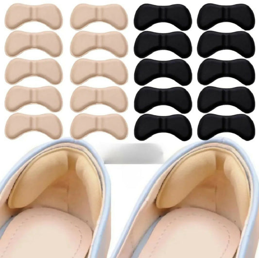 1 pair Butterfly Insole Pair Heel Liner Grips Protector Anti Keep Abreast Heel Pads Foot Care Insert Cushion