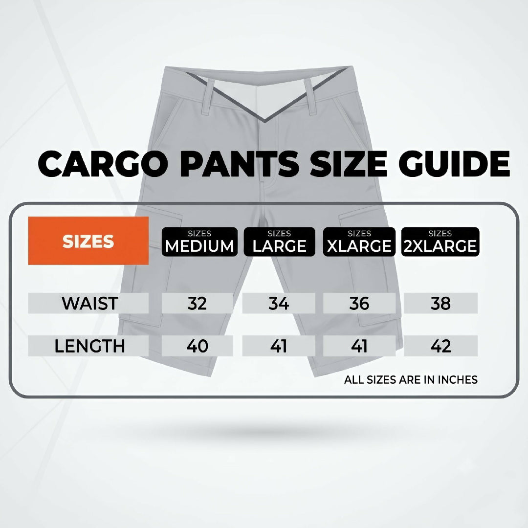 Mens Premium Woven Terry 4 Pocket Cargo Trouser