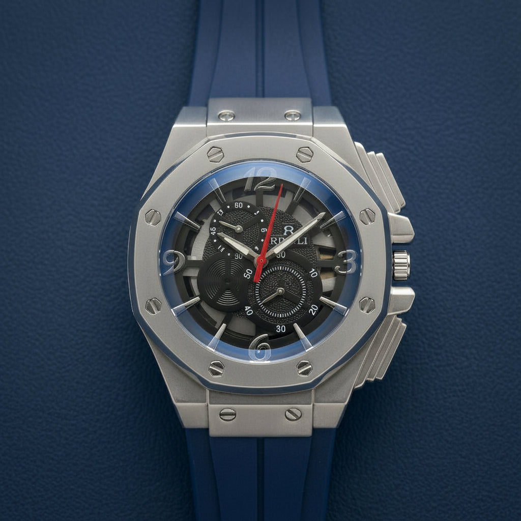 Rivoli Luxury Men Watch with Premium Magnetic Strap and Water Resistant Dial