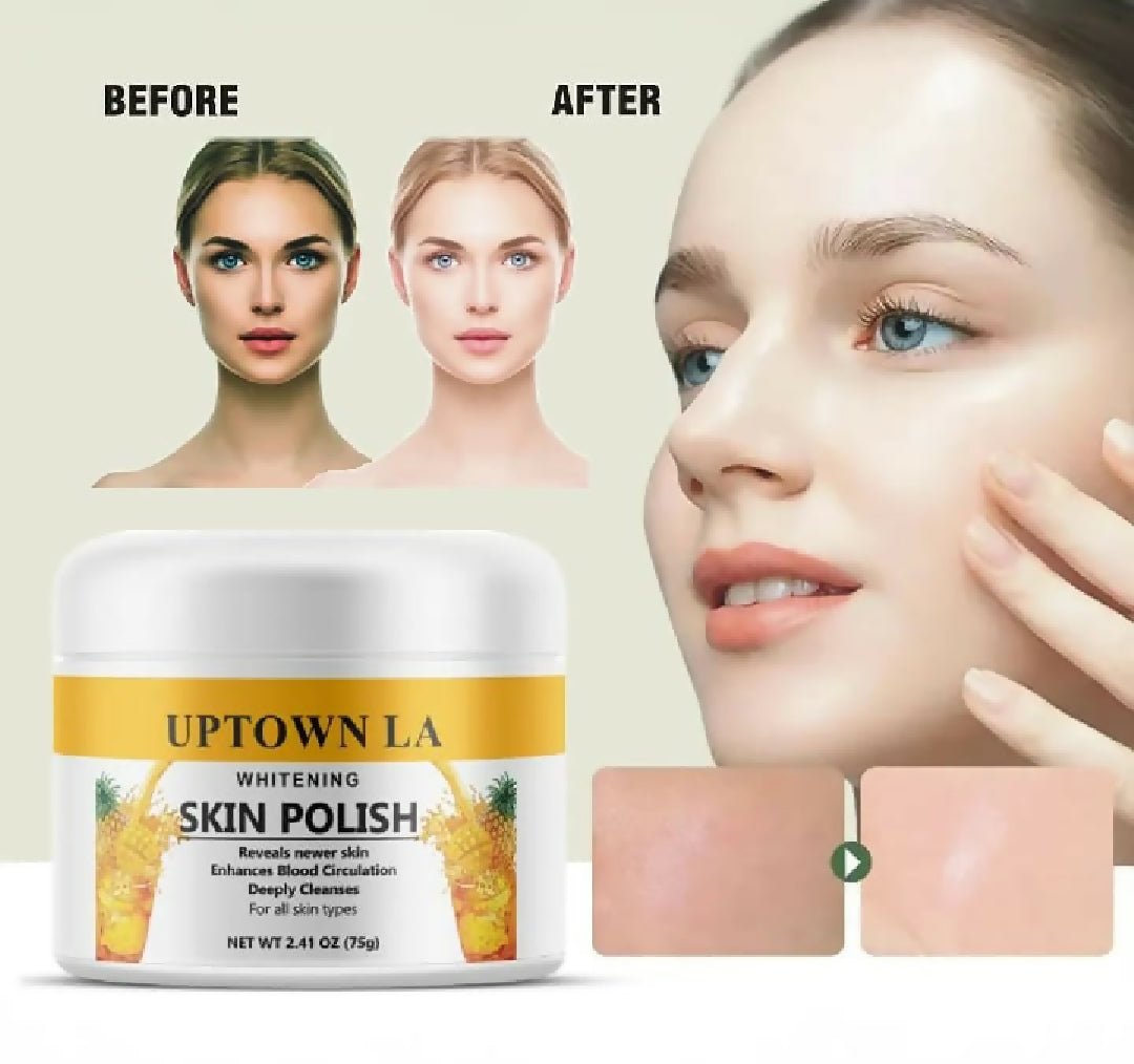 Uptown LA Hand And Feet Whitening Skin Polish Deep Moisturizing Brightening Care For Soft Smooth Glowing Skin