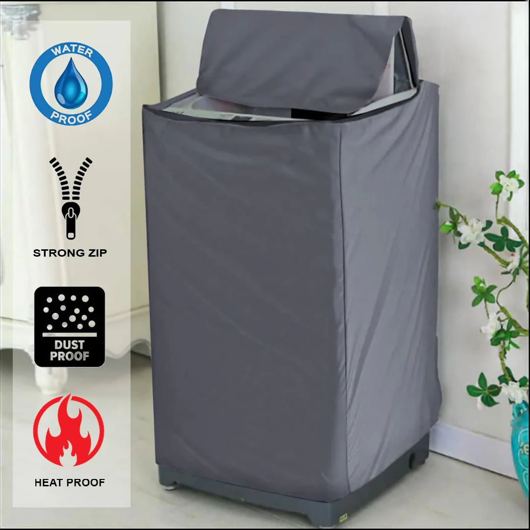 Premium Quality 12 and 15 Kg Washing Machine Cover Waterproof Sunscreen and Dustproof Protector