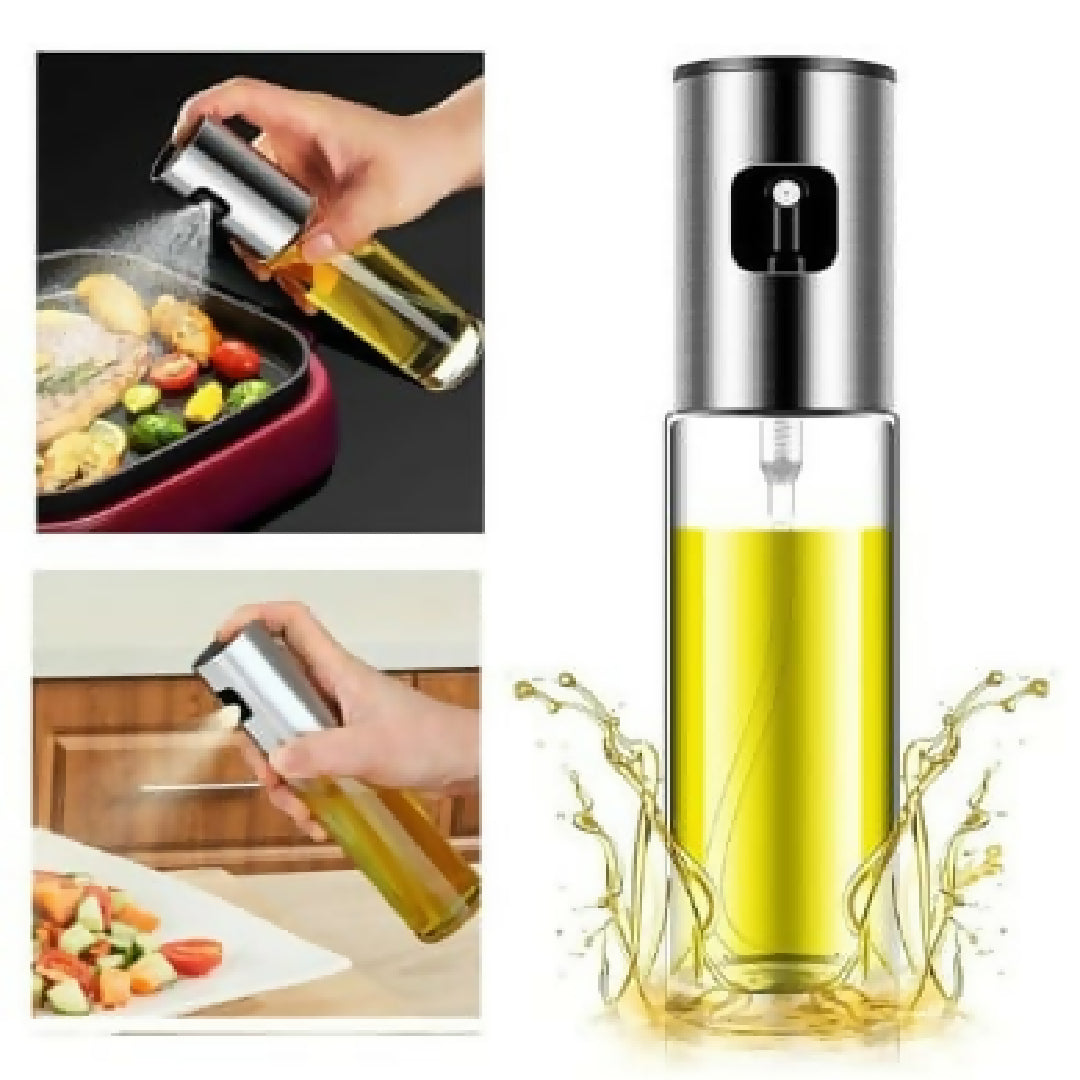 100ML Oil Spray Bottle Pump for Oil Control Kitchen Olive OilS prayer Pot Bottle Dispenser Gadget Cooking Tools For BBQ Baking Frying Salad