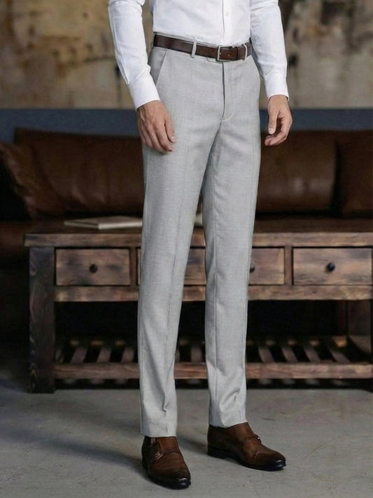 Mens Formal pant Design # OT 9902 Light Grey