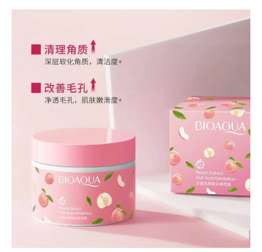 Bioaqua Peach Extract Exfoliating Face Gel Cream Fruit Acid Gentle Peeling Gel 140g