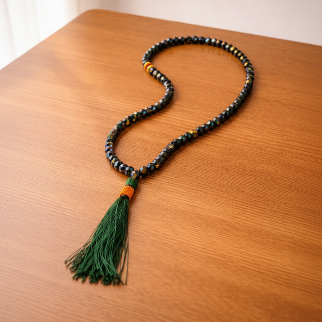 Elegant Green Dhikr Tasbeeh