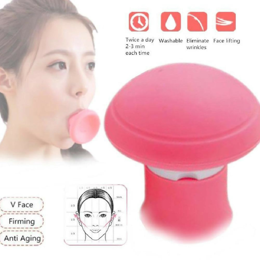 V Shape Face Slimming Tool Facial Exerciser - Jawline and Double Chin Mouth Muscle Tightener