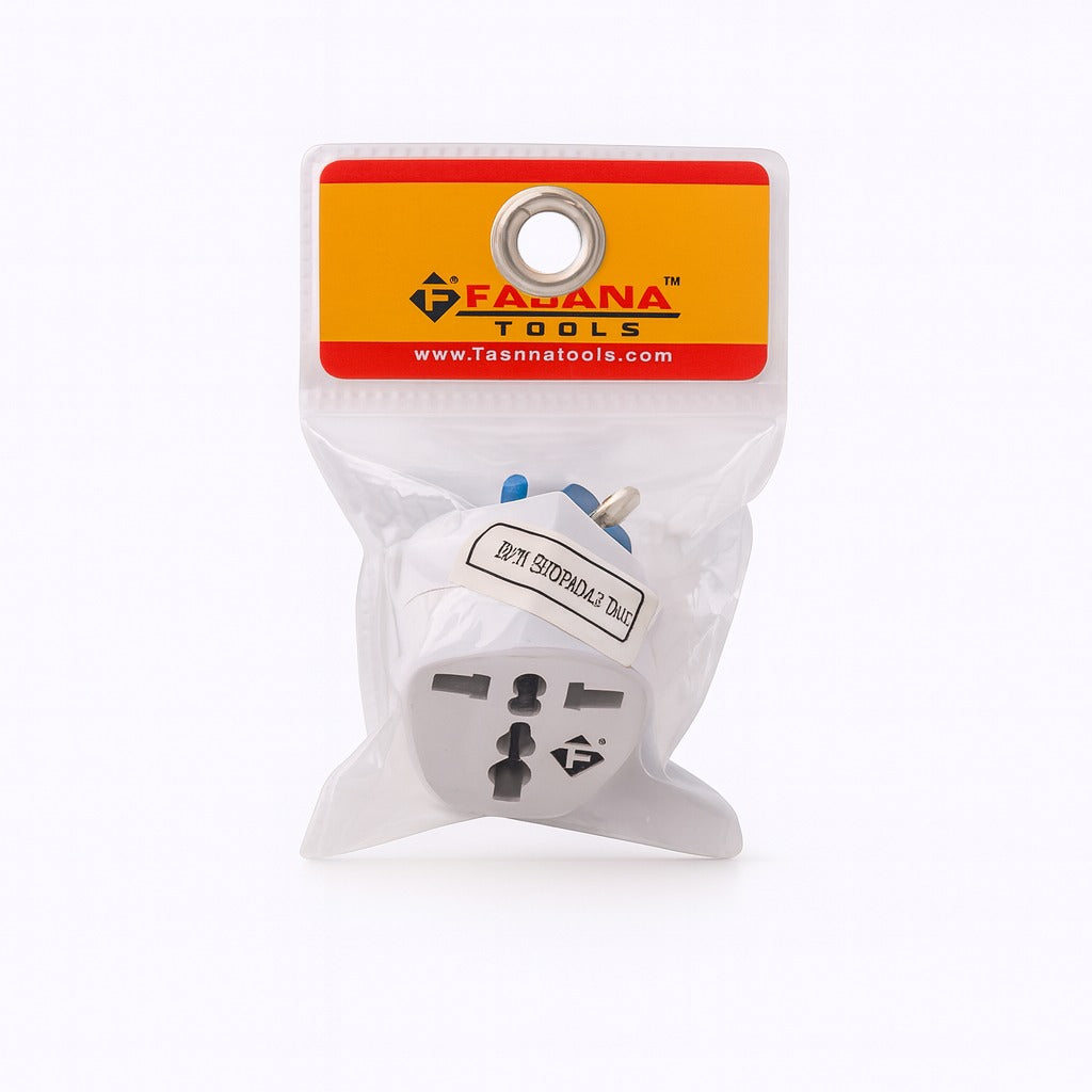 2 Pin Shoe Multi  Compact 2 Pin Electrical Adapter for Home