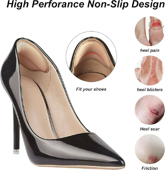 1 pair Butterfly Insole Pair Heel Liner Grips Protector Anti Keep Abreast Heel Pads Foot Care Insert Cushion