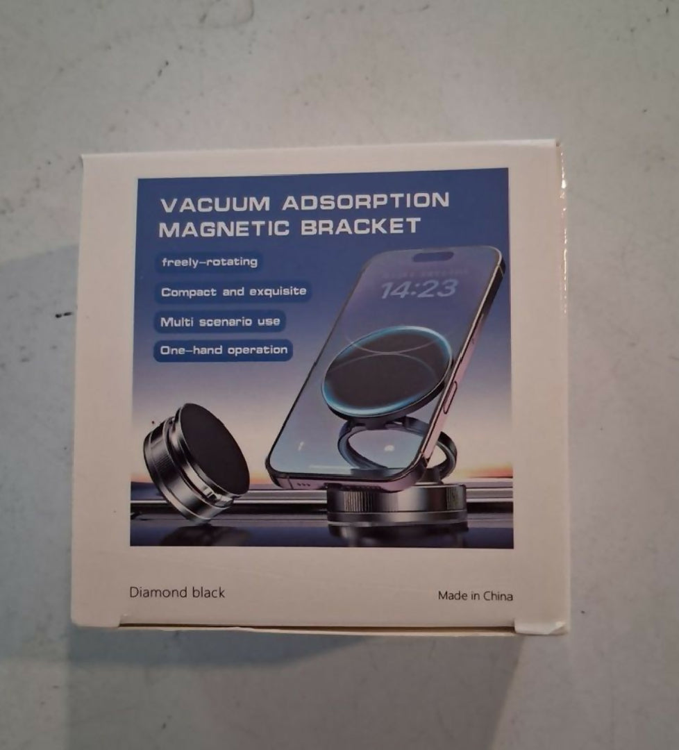Vacuum Adsorption Magnetic Phone Holder 360 Rotatable Car Mount Bracket