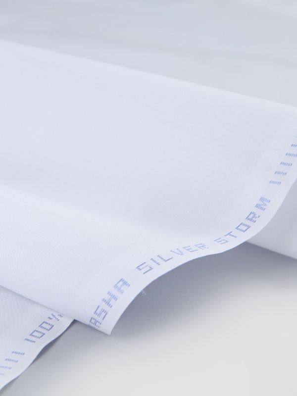 Silver Storm | Premium White Latha Cotton Fabric | SILVER-STORM