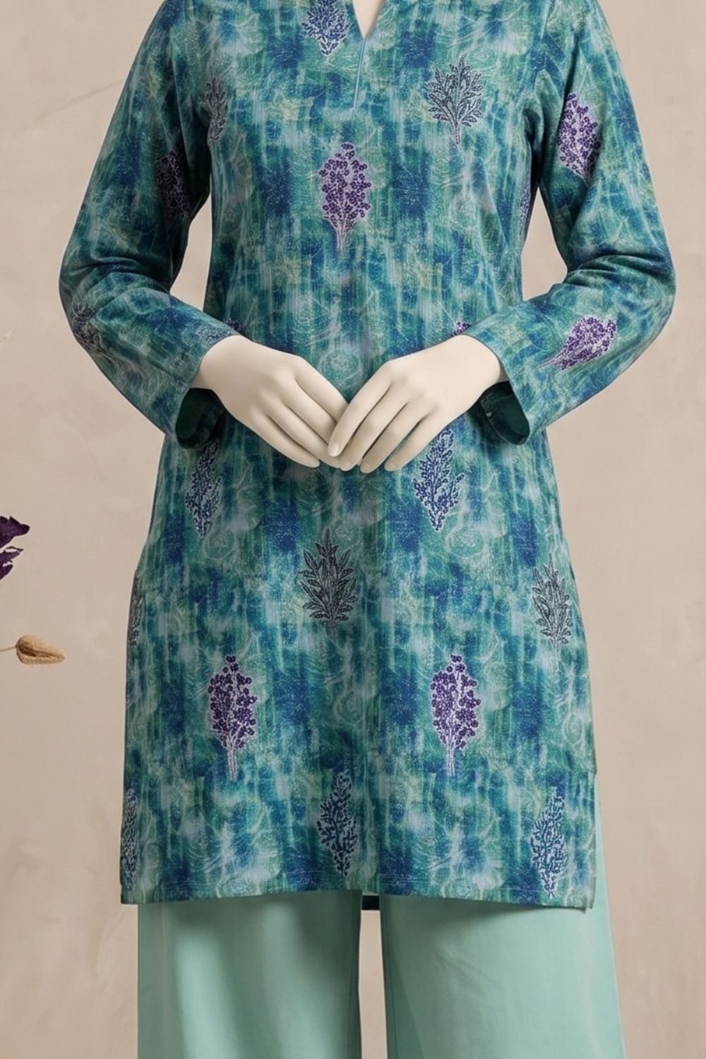 2Pcs Unstitched Printed Izzah Lawn Collection Desgin - 5