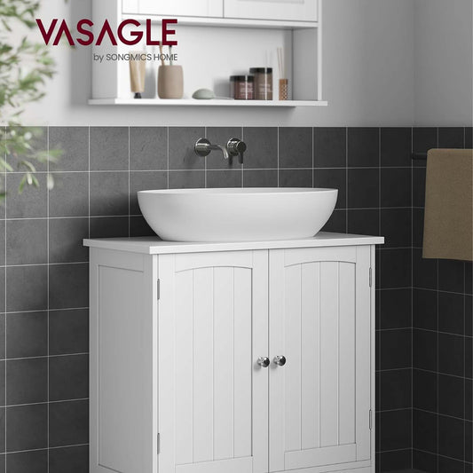 Sink Cabinet  Modern Bathroom Storage Organizer Space