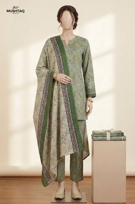 Mushtaq Mahrosh Collection 3Pcs Unstitched Printed Lawn Desgin - 4