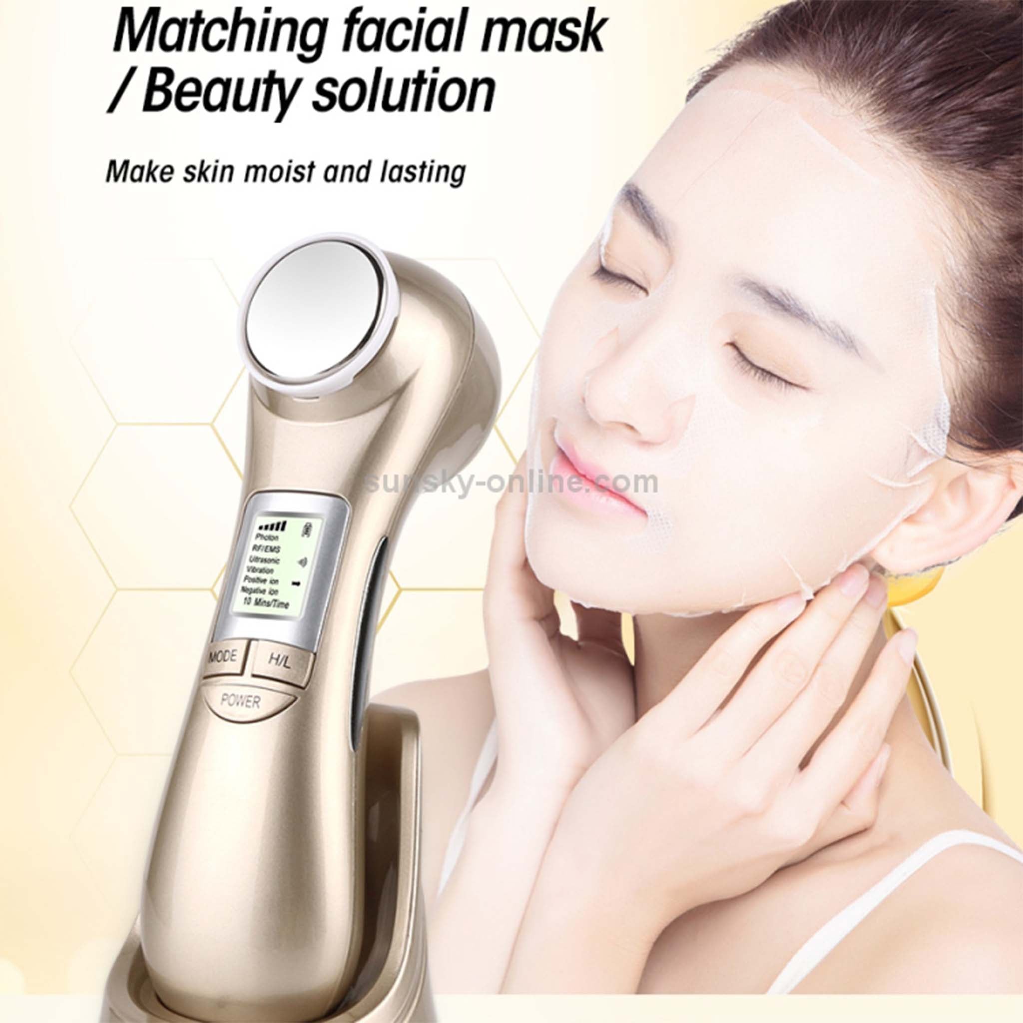 Face Skin EMS Mesotherapy Facial Device for Lifting Tightening and Skin Rejuvenation