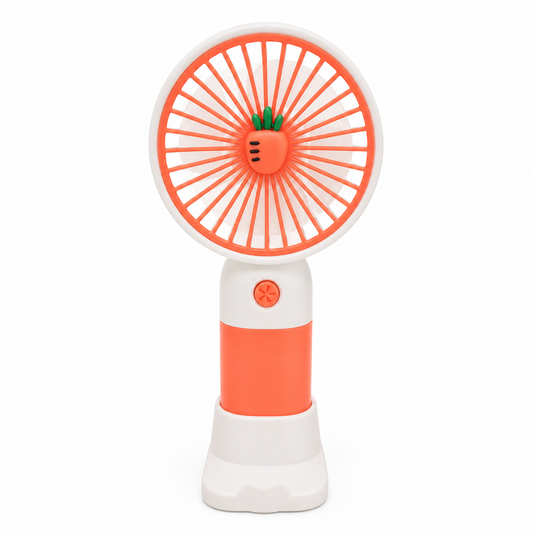 Mini Handheld Rechargeable Fan – 3 Speed Modes Portable Fan (4.2V) - Random Color