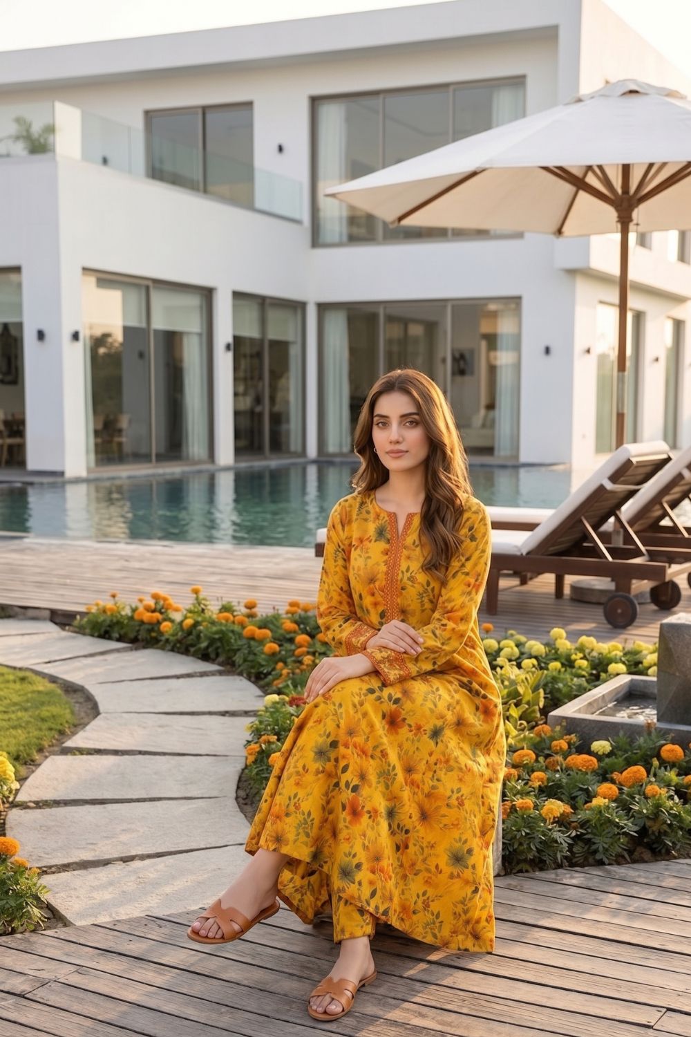 2Pcs Unstitched Printed Ayra Lawn Collection Desgin - 4