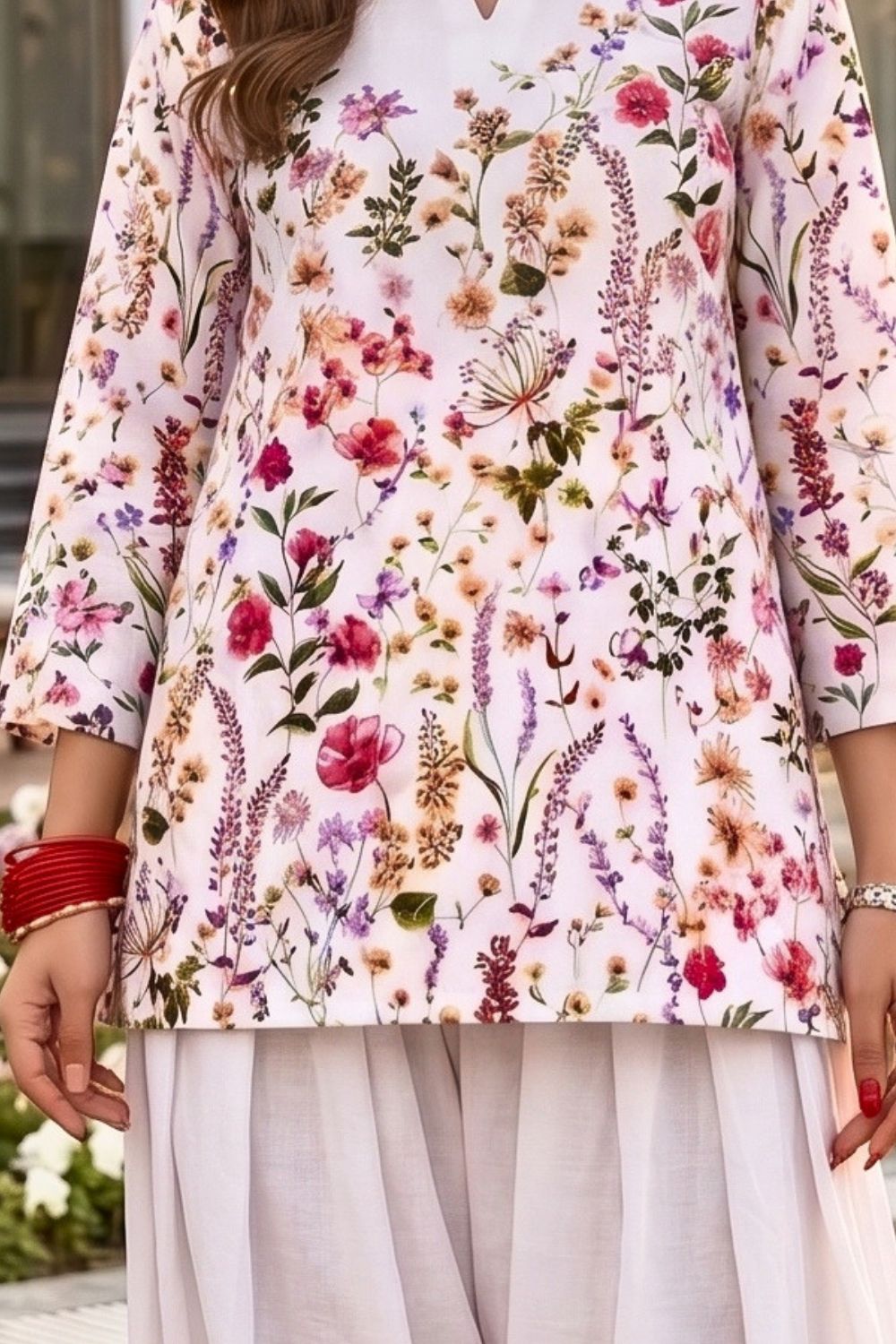 2Pcs Unstitched Printed Reet Lawn Collection Desgin - 4