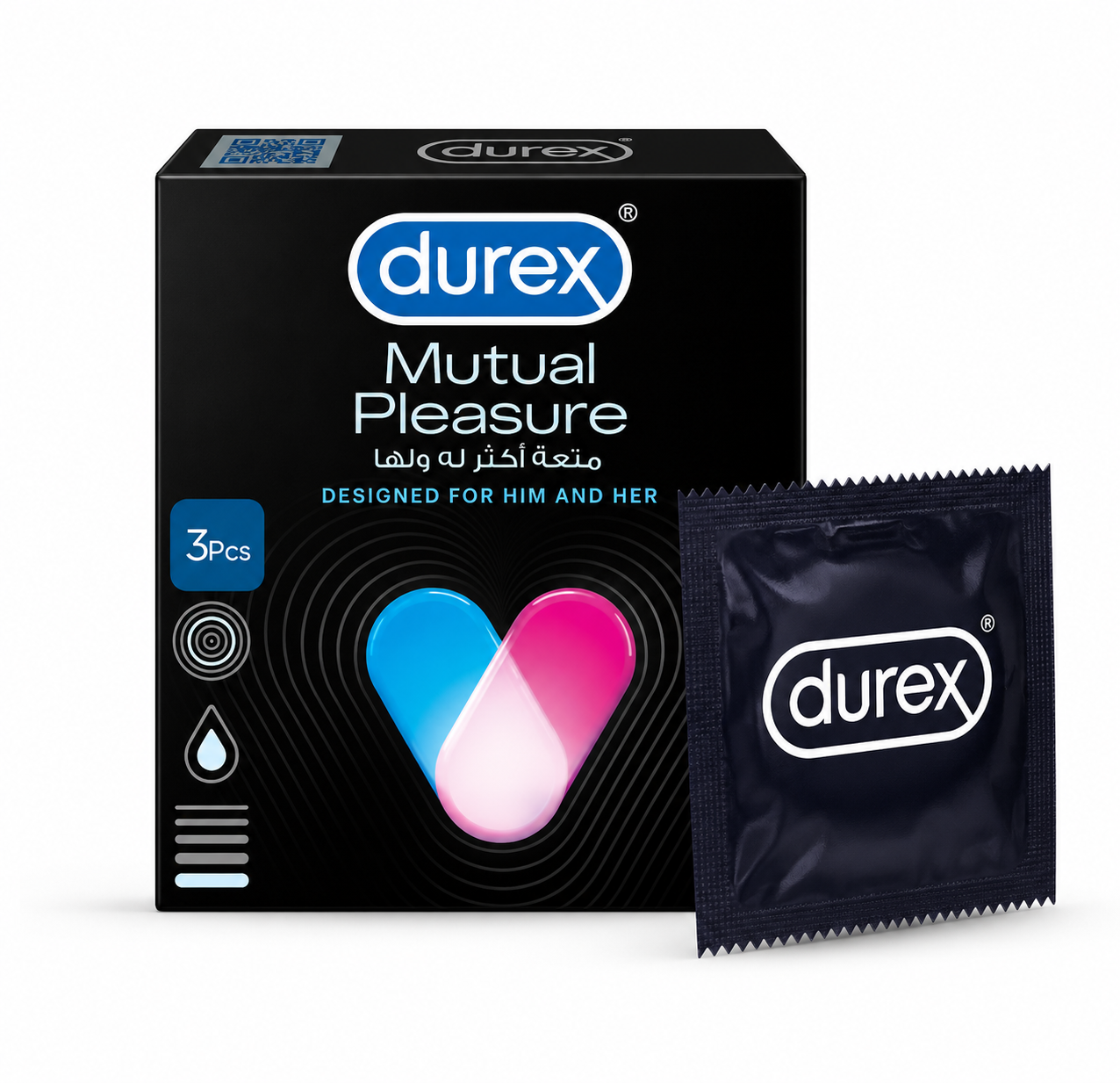 DUREX Mutual Pleasure Condom 3Pcs