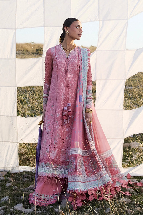 Suffuse 3 Pc Unstitched Embroidered Lawn Suit KESIRA