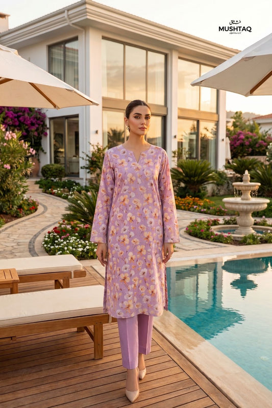 2Pcs Unstitched Printed Lawn Collection Desgin - 5