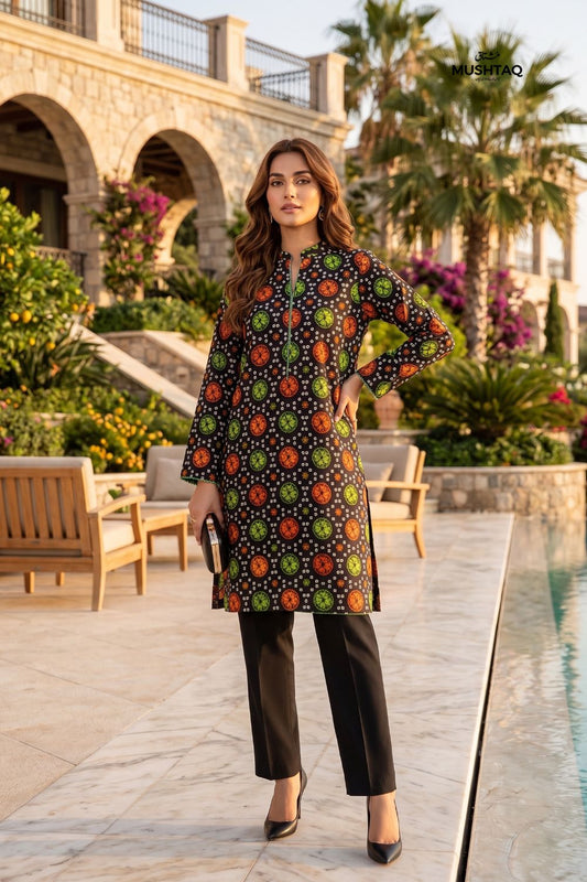 2Pcs Unstitched Printed Inaya Lawn Collection Desgin - 5