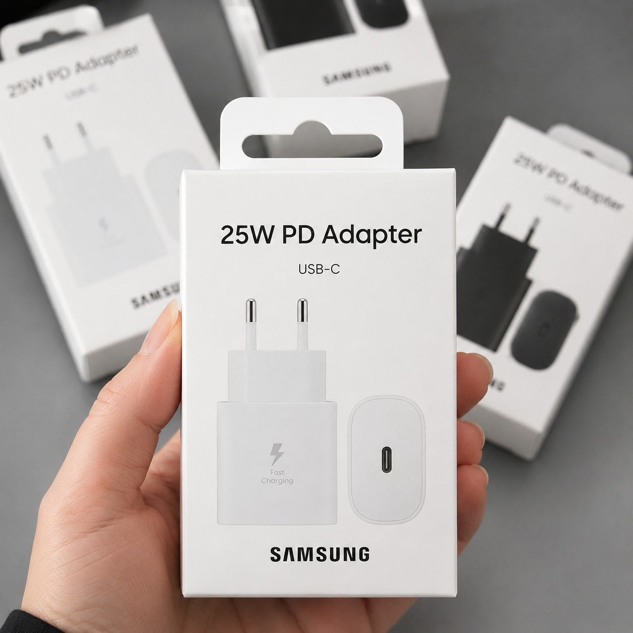 Samsung 25W Super Fast Charging Power Adapter with C to C Cable