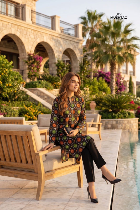 2Pcs Unstitched Printed Inaya Lawn Collection Desgin - 5