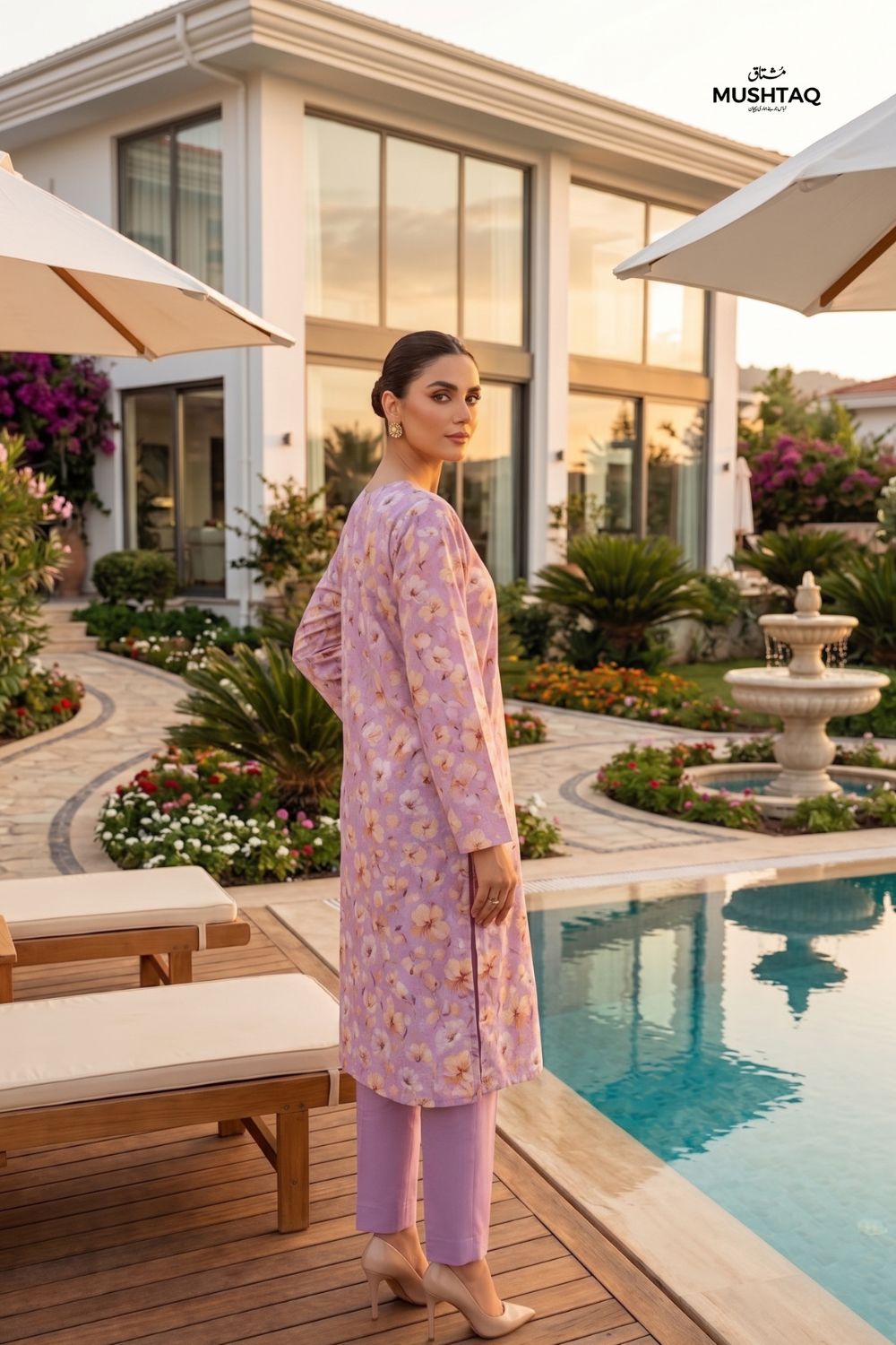2Pcs Unstitched Printed Lawn Collection Desgin - 5