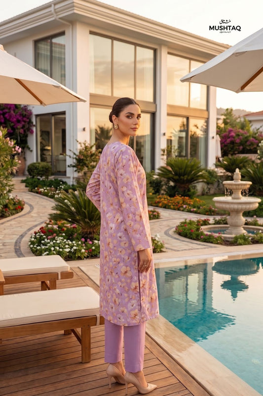 2Pcs Unstitched Printed Lawn Collection Desgin - 5