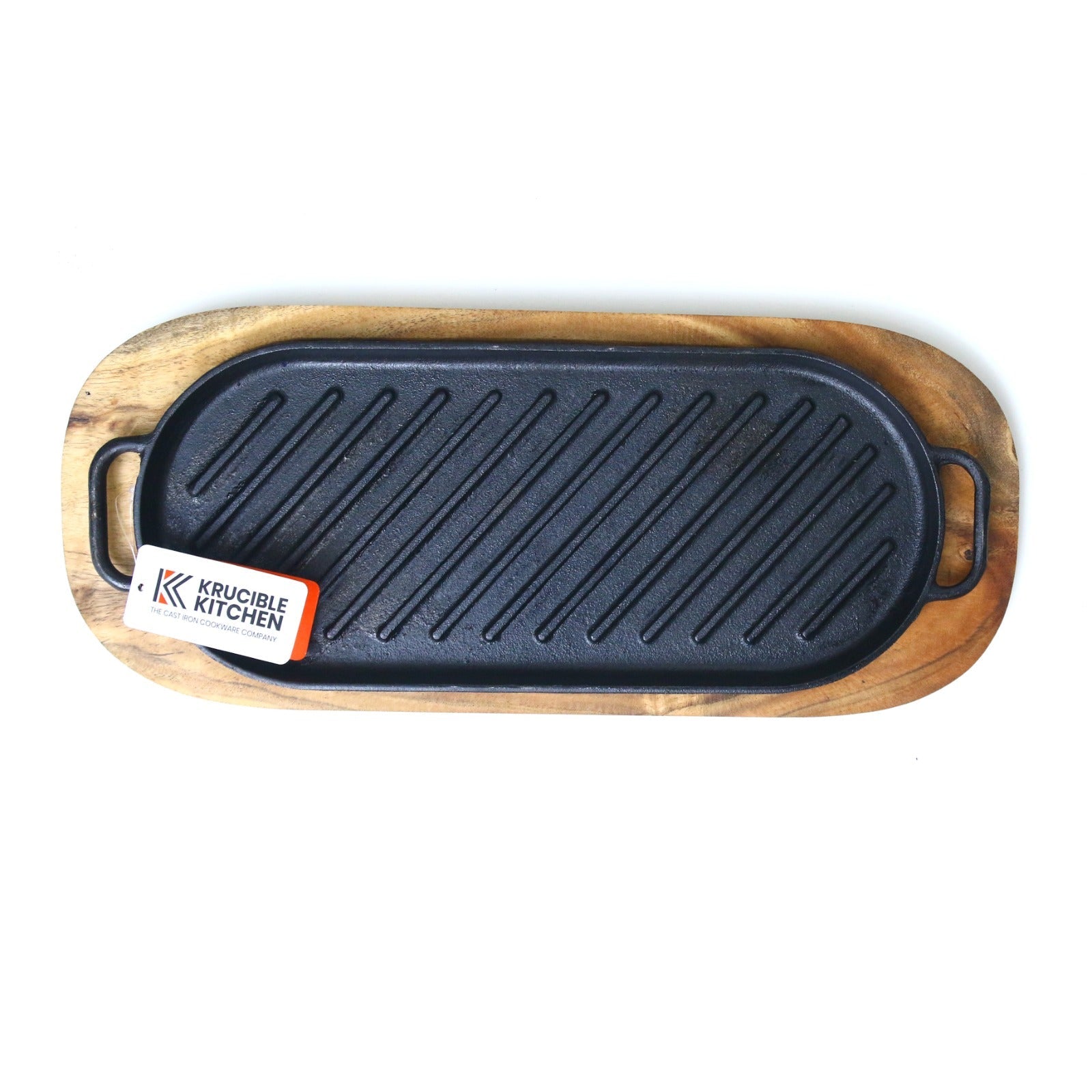 Sizzler 14 inch G OV Wood Ideal for Grilling and Sizzling Large Meals