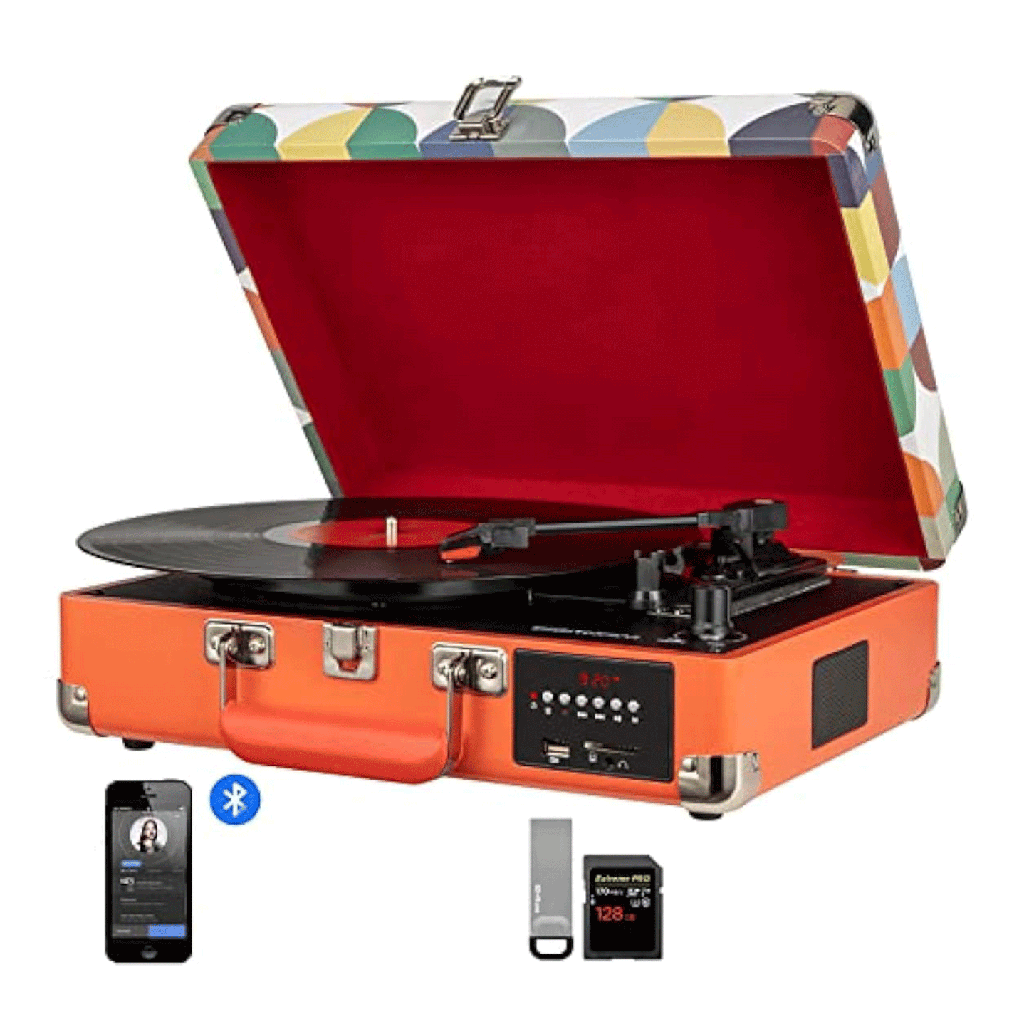 DiditNow Digital Conversation Turntable with Built Stereo Speakers