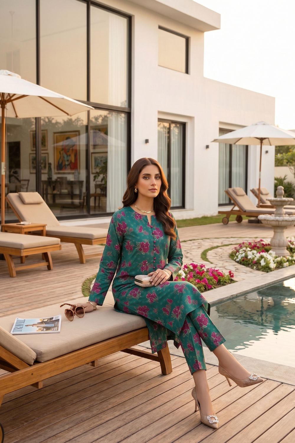 2Pcs Unstitched Printed Ayra Lawn Collection Desgin - 5
