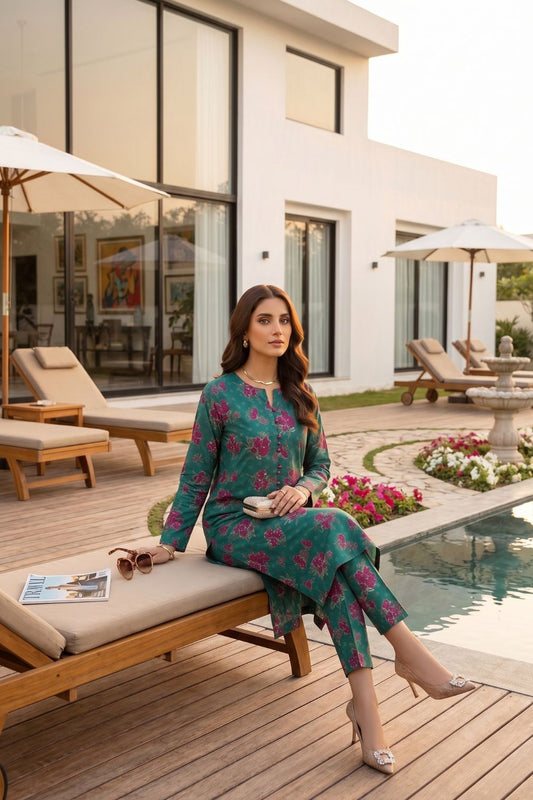 2Pcs Unstitched Printed Ayra Lawn Collection Desgin - 5