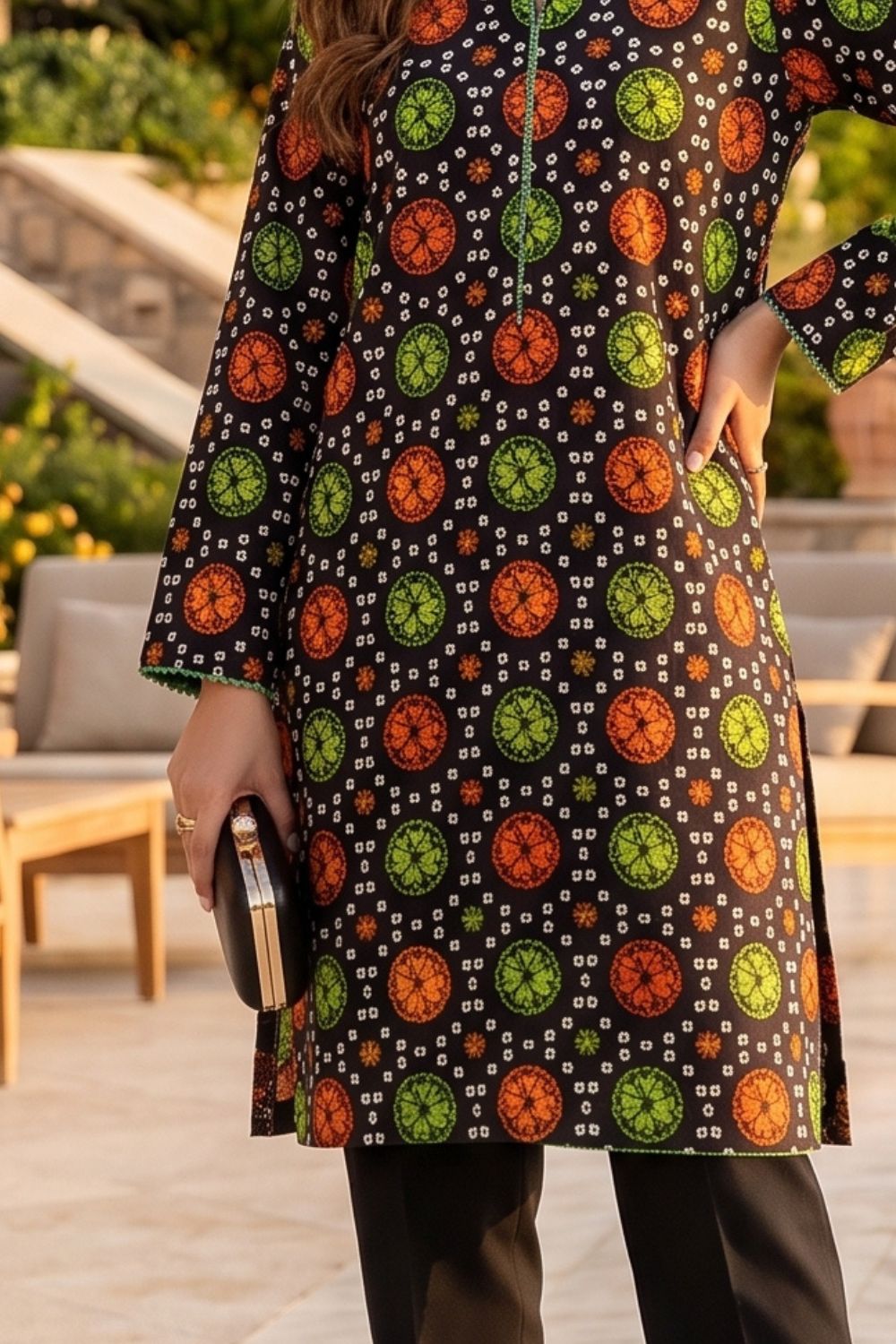2Pcs Unstitched Printed Inaya Lawn Collection Desgin - 5