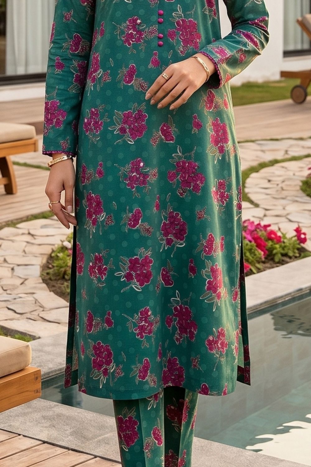 2Pcs Unstitched Printed Ayra Lawn Collection Desgin - 5