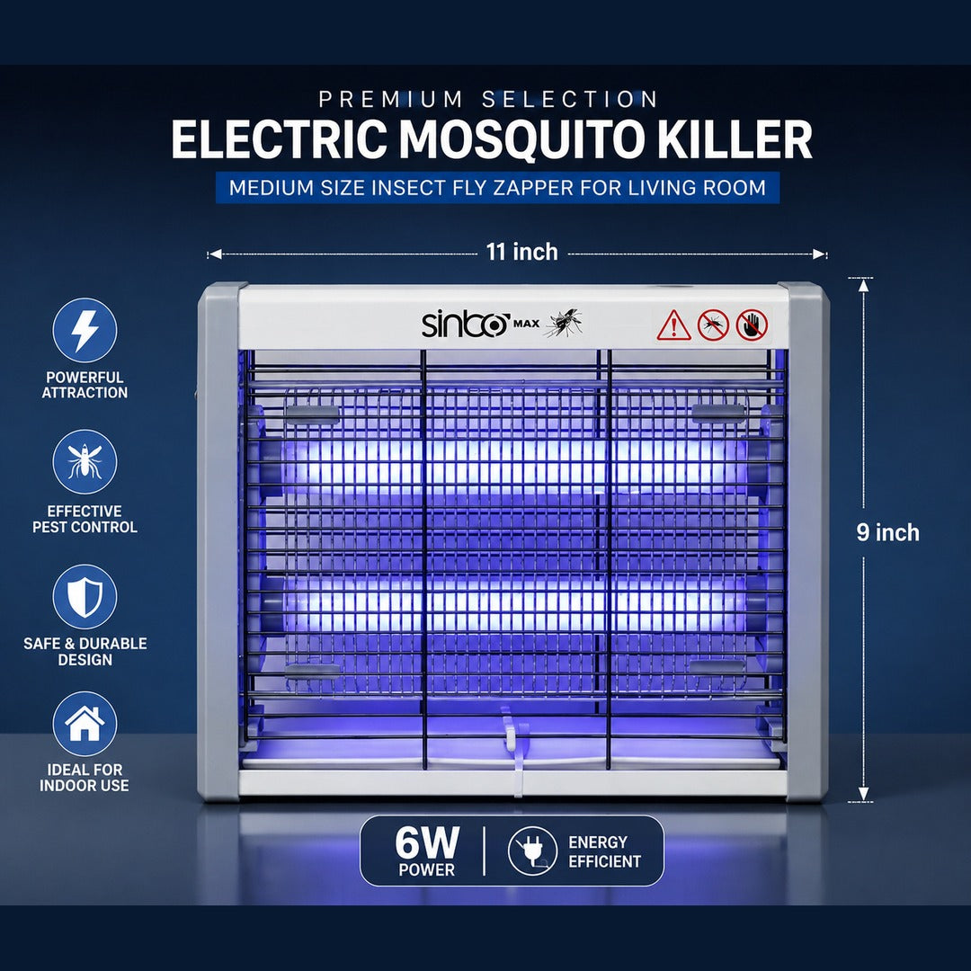 Electric UV Mosquito and Insect Killer - Silent, Safe & Chemical-Free