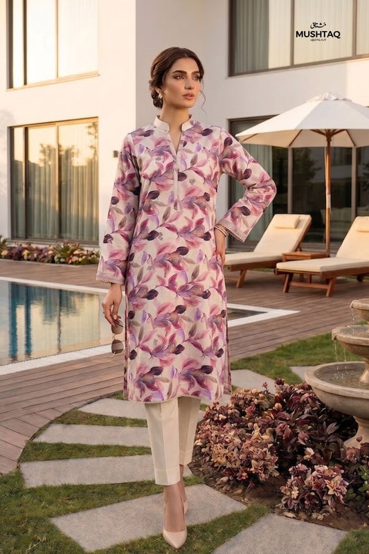 2Pcs Unstitched Printed Lawn Collection Desgin - 6