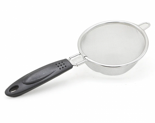 Tea Strainer Black Handle Large 24172  11 cm