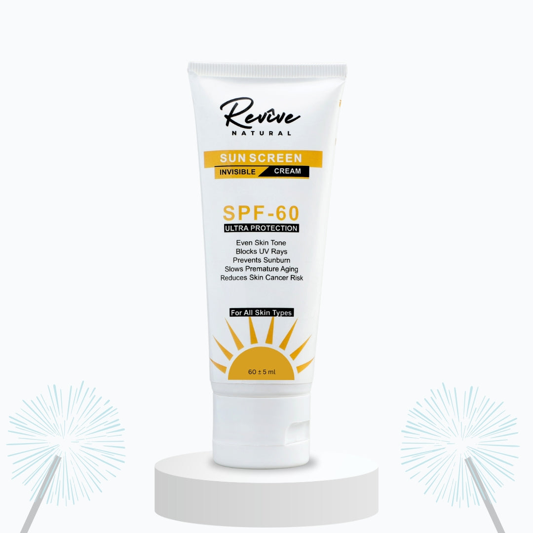 SPF 60 Invisible Sunscreen - For All Skin Types | PA+++