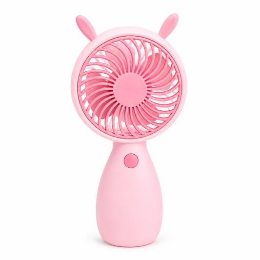 DS 2023 Handheld & Desktop USB Fan – Portable Mini Fan (1 Speed) - Random Color